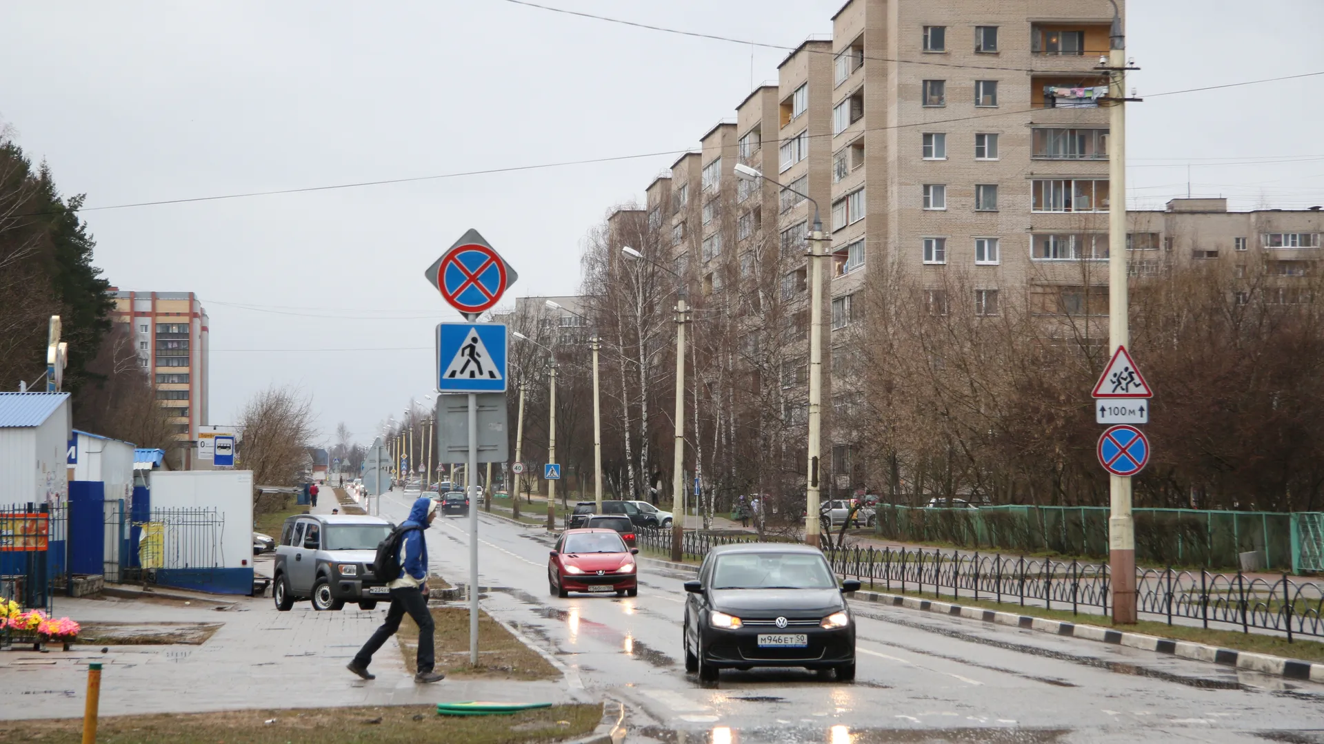 Пешеходный переход в Дубне