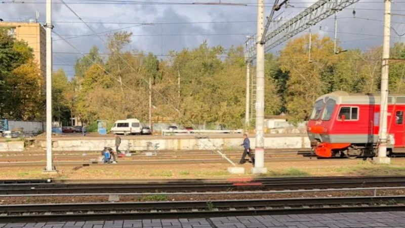 «Заяц» застрял на путях и чудом не погиб под колесами электрички в Пушкино