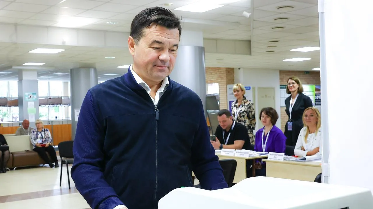 Андрей Воробьев сохраняет лидерство на выборах губернатора Подмосковья с 84,3% голосов