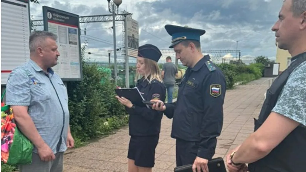 Фото: ЛОП на станции Кашира