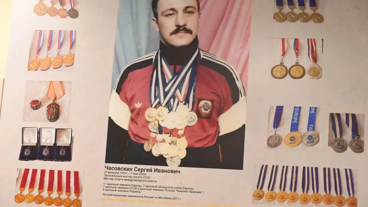 Память известного мотоболиста увековечили в Видном