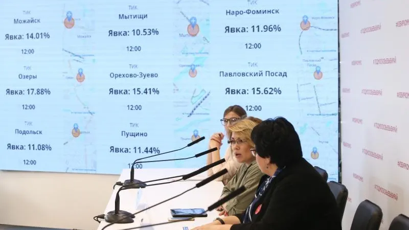 Электрогорск, Рошаль и Балашиха стали лидерами по явке на 15:00