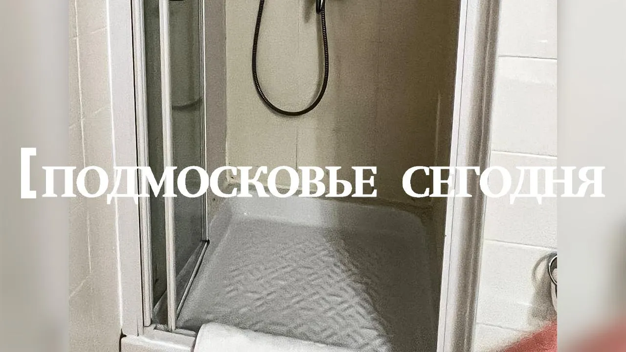 Вид на плесень в душевой