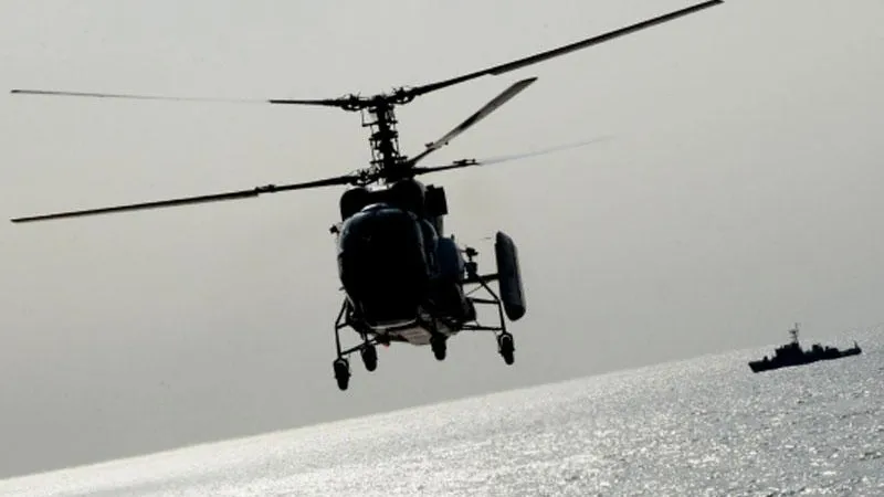 В Болгарии вертолет упал в Черное море
