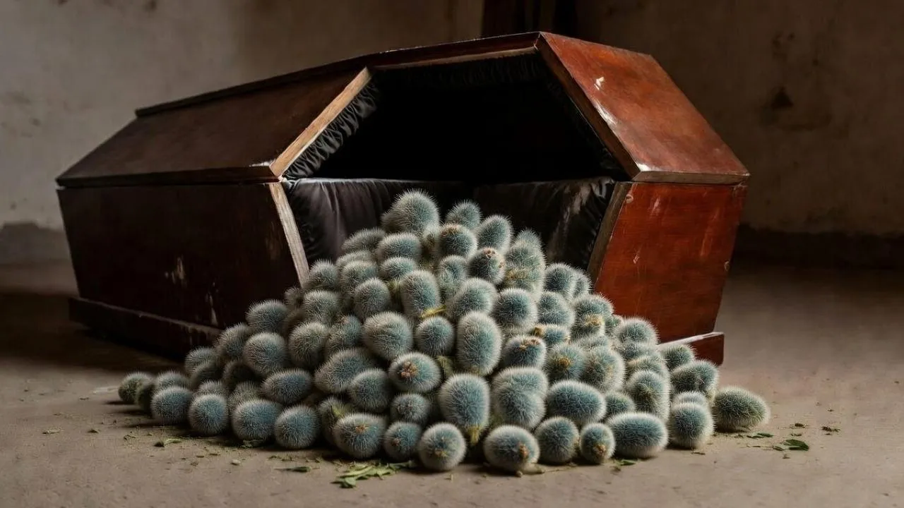 Договориться не получилось: полиция задержала мужчину с наркотиками в гробу