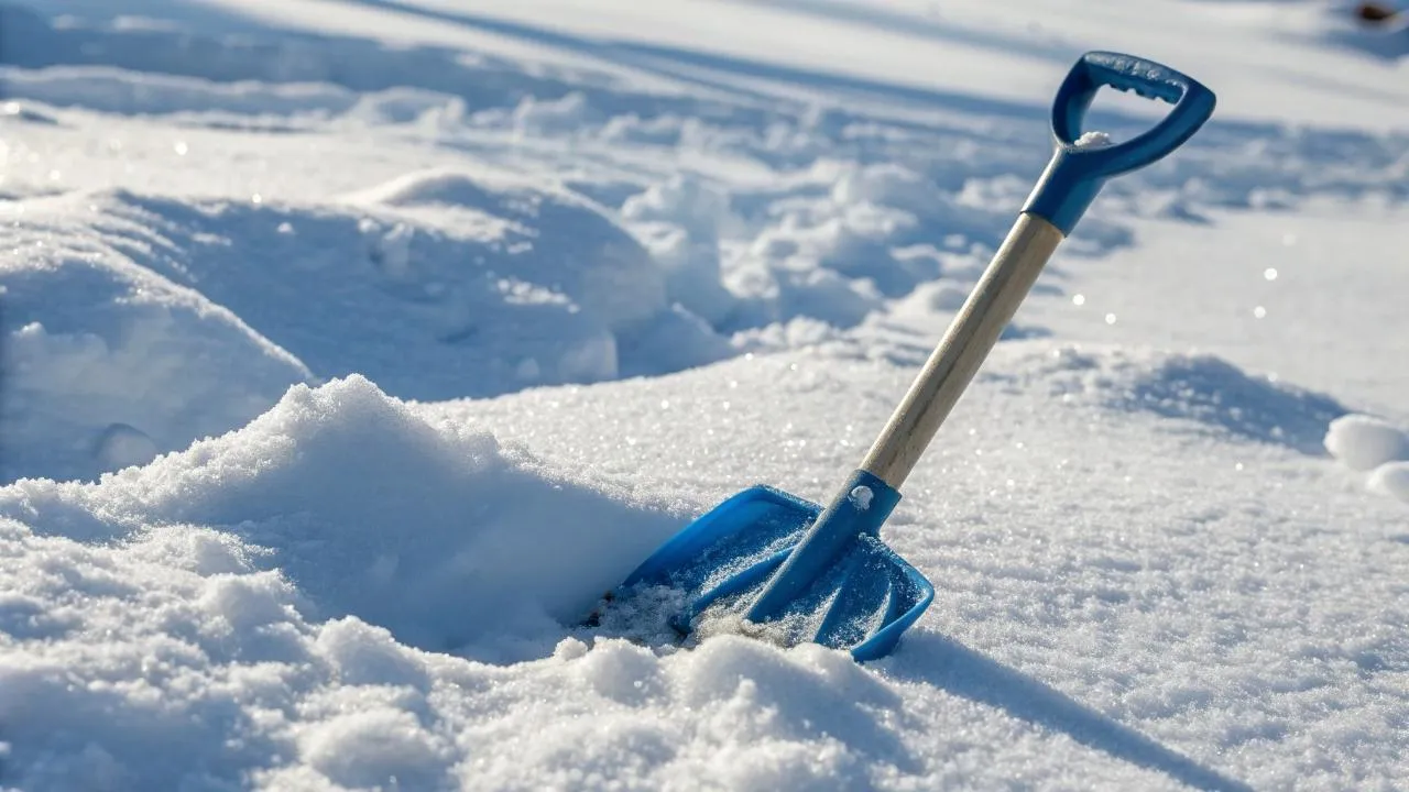 Размер не имеет значения: женщина с детской лопаткой победила сугробы в Новом Павлино