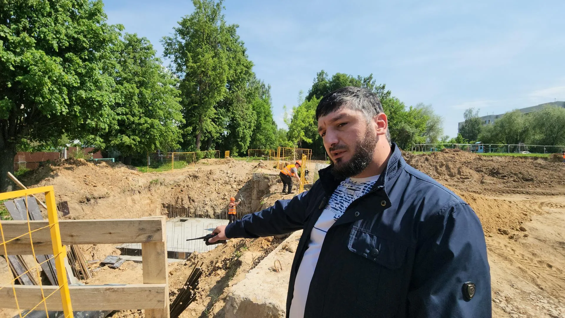 начальник участка Асланбег Сайпутдинов