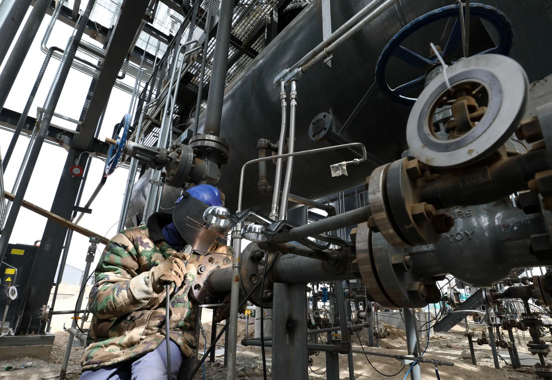 Хранилище природного газа в Китае
