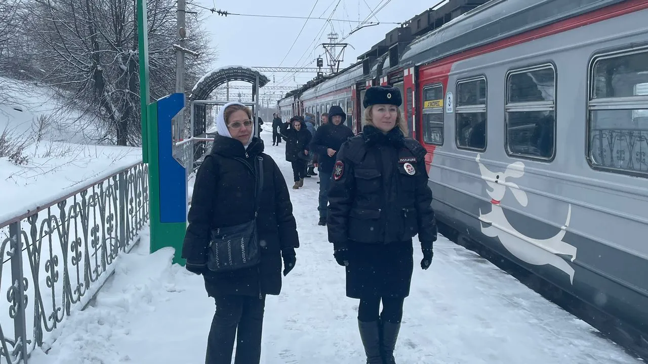 ЛОП на станции Кашира