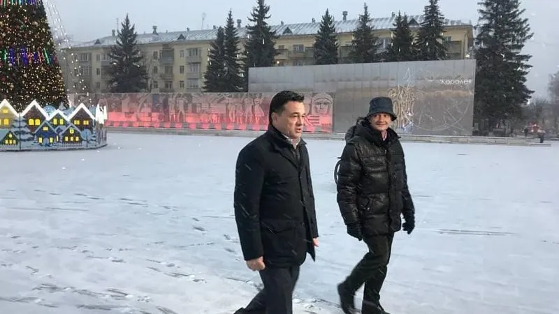 Андрей Воробьев рассказал Сергею Брилеву о проекте «Зима в Подмосковье»