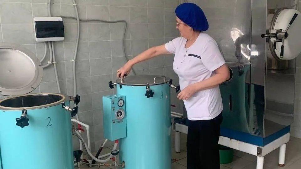 Централизованное стерилизационное отделении Каширской больницы пополнилось тремя новыми паровыми стерилизаторами