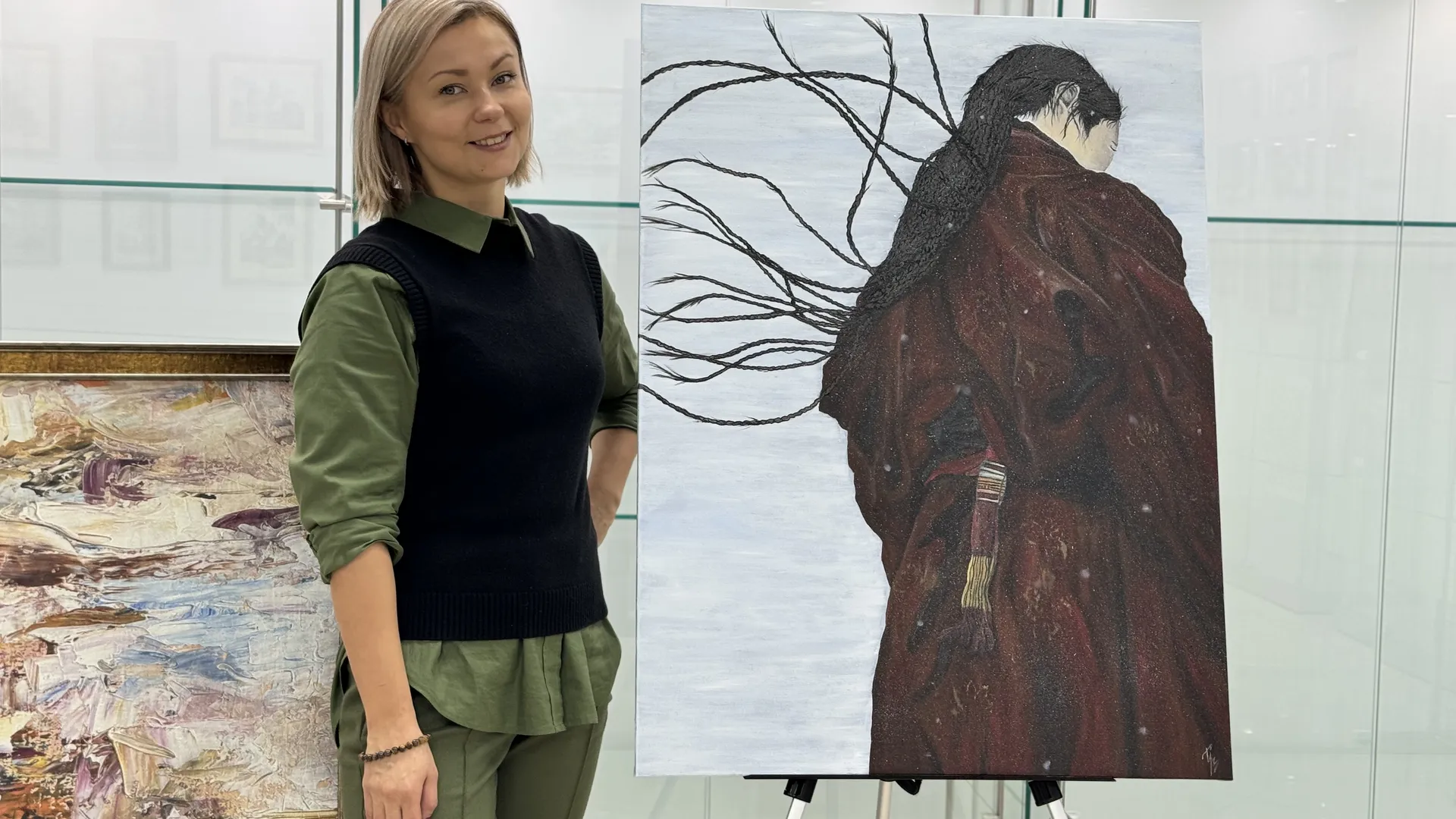 Художница Ирина Третьякова. Фото: МедиаБанк Подмосковья/Татьяна Рунова