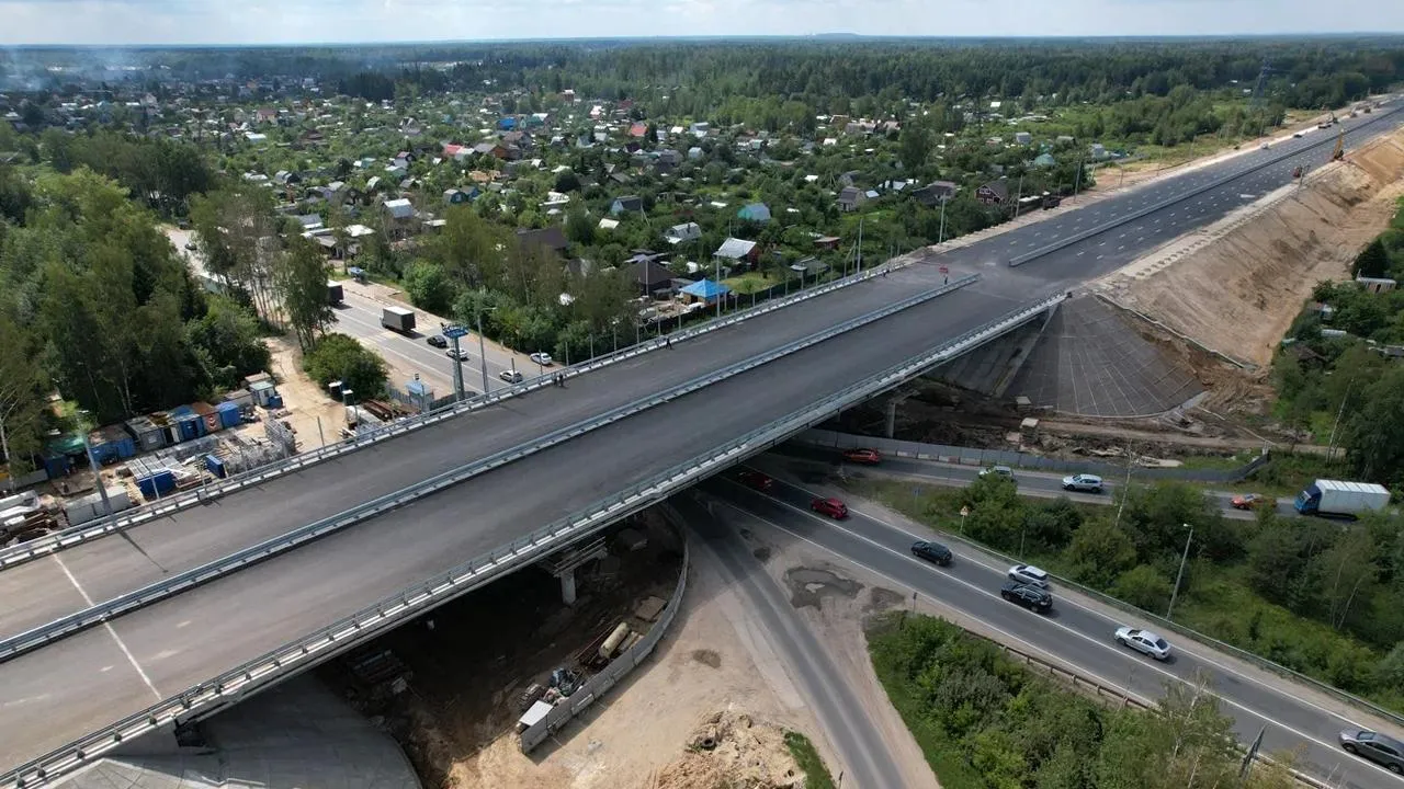 Подмосковный участок трассы М12 будет готов уже в сентябре