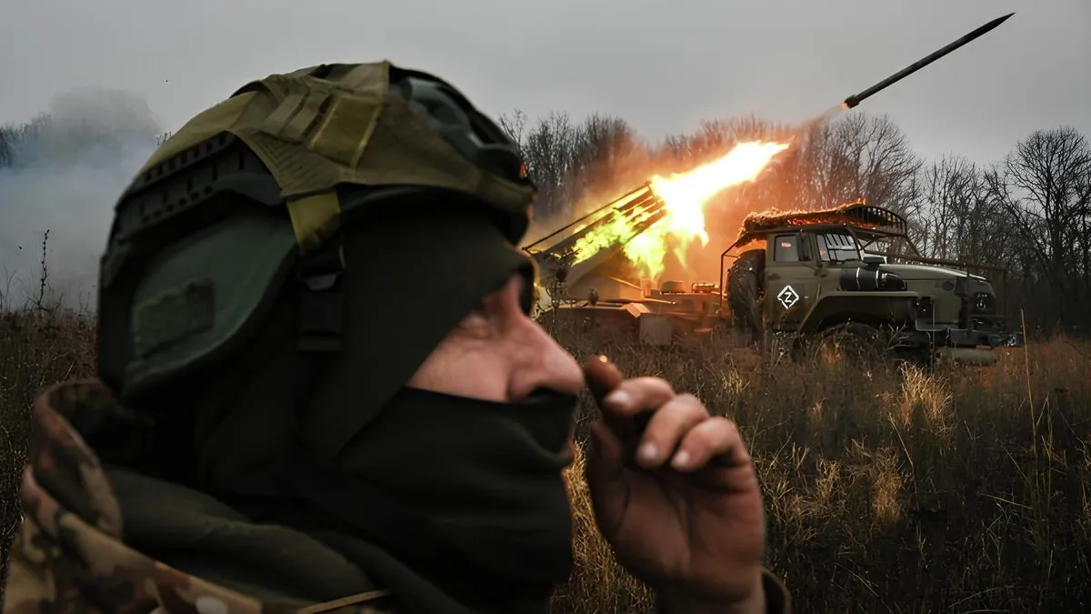 Боевая работа РСЗО «Град» группировки «Запад» на Краснолиманском направлении СВО