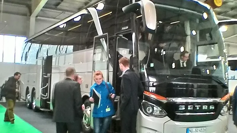 Суперсовременный автобус Setra TopClass представили в Коломне