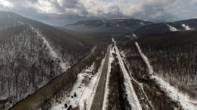 Участок федеральной трассы М-4 «Дон» закрыли для движения из-за непогоды