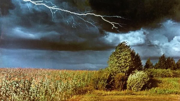 В Башкирии из-за молнии загорелись два частных дома