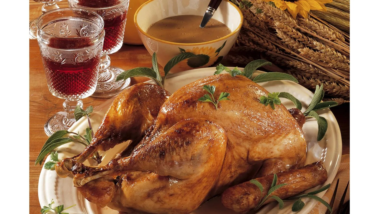 Индейка ко дню благодарения. gourmet-vision