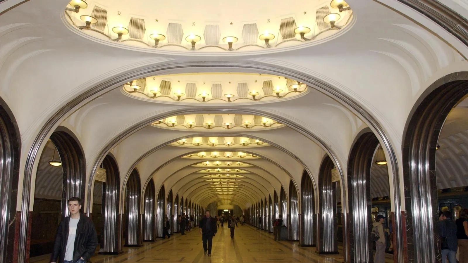 Станция метро «Маяковская», Москва. Anton Kavashkin