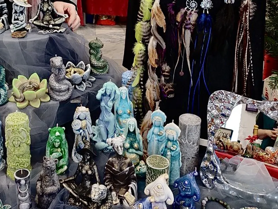 Изделия ручной работы на фестивале. Фото: Черноголовская библиотека&nbsp;