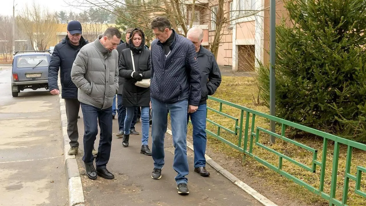 Заместитель главы Подольска проверил качество работы коммунальных служб в Кузнечиках