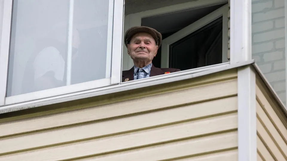 Ветеран Великой Отечественной Сергей Поляков. Фото: Ксения Казакова