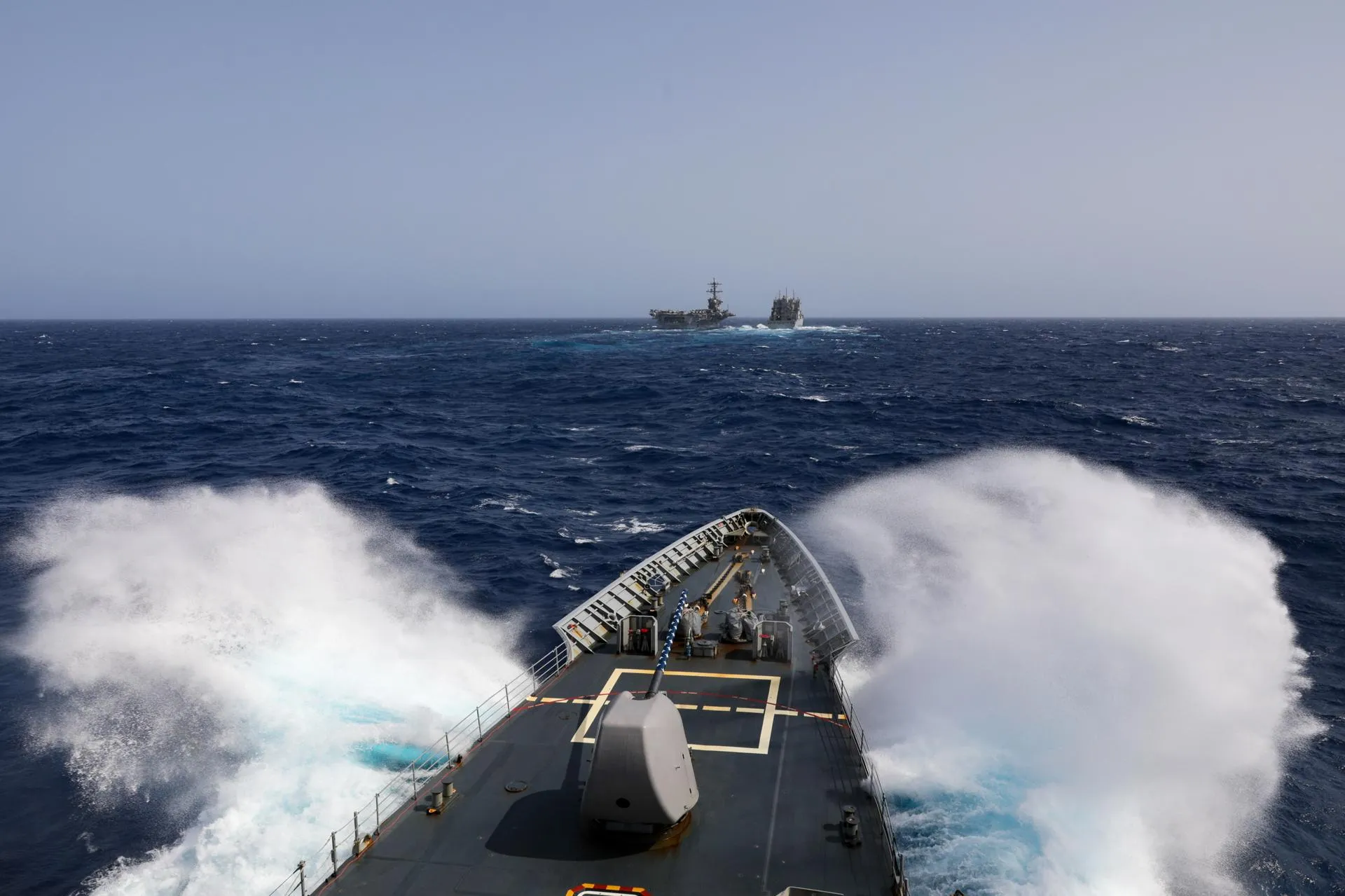 Petty Officer 1st Class Jacob Al/Keystone Press Agency