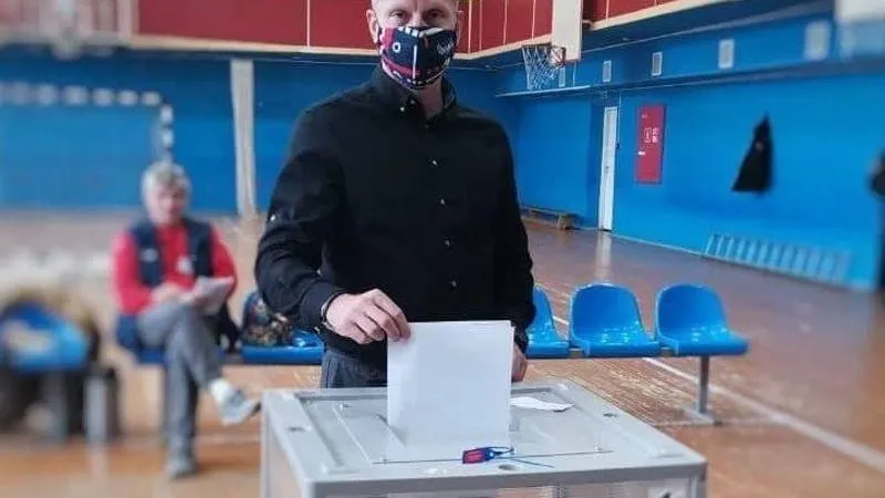 Александр Ширко принял участие в голосовании во Фрязино
