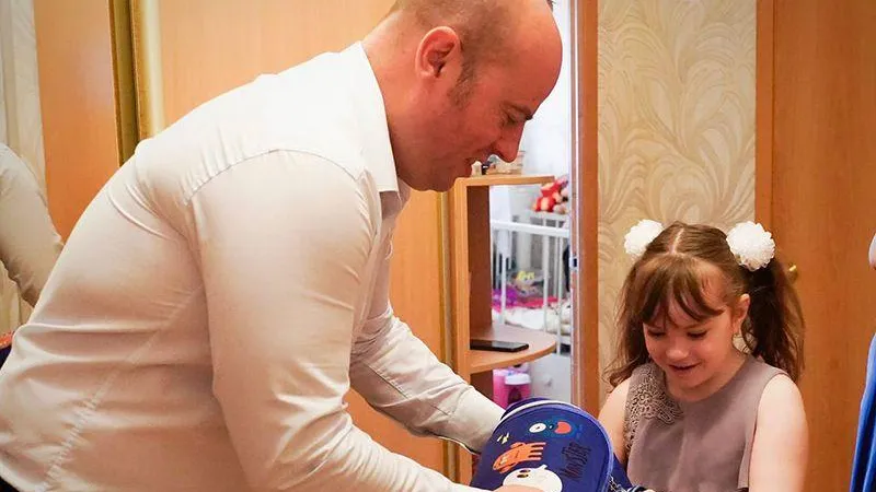 Сергей Жигалкин поздравил с наступающим Днем знаний будущую первоклассницу