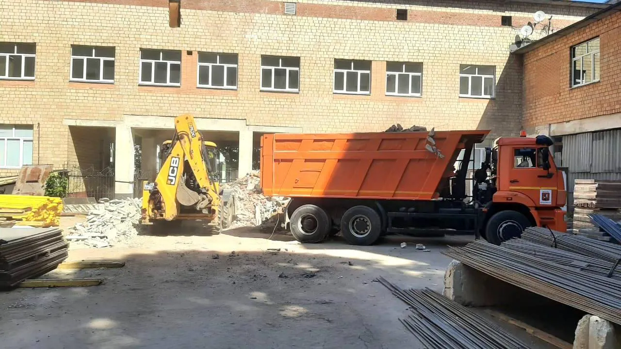 Хирургический корпус больницы в Подольске продолжают реконструировать