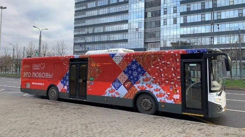 До конца ноября «Мострансавто» запустит более 120 автобусов с логотипом «Зимы в Подмосковье»