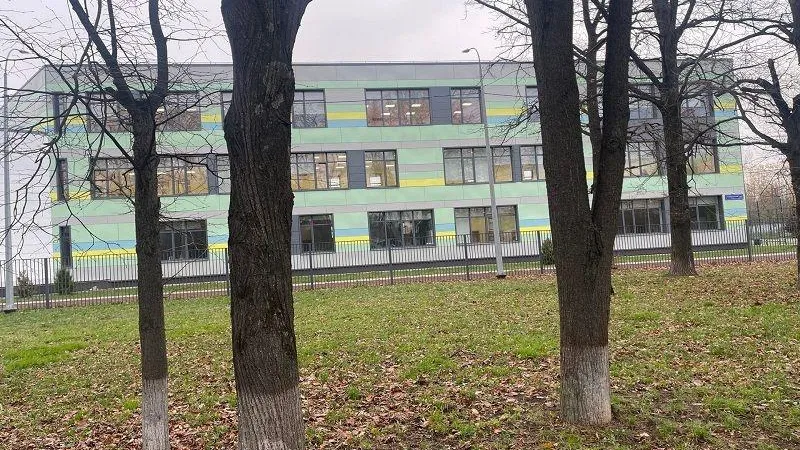 Украинские флаги на здании школы в Домодедово разглядел зоркий горожанин