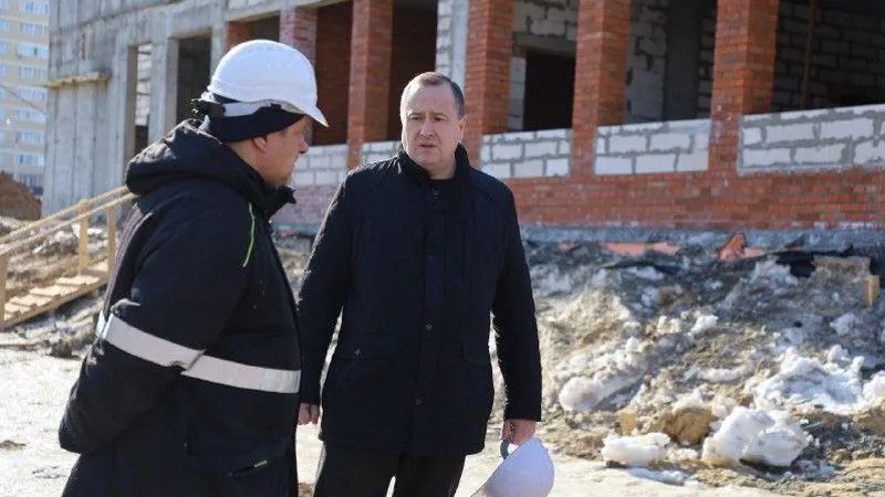 Строительство детского сада продолжается в микрорайоне имени Ногина в Серпухове
