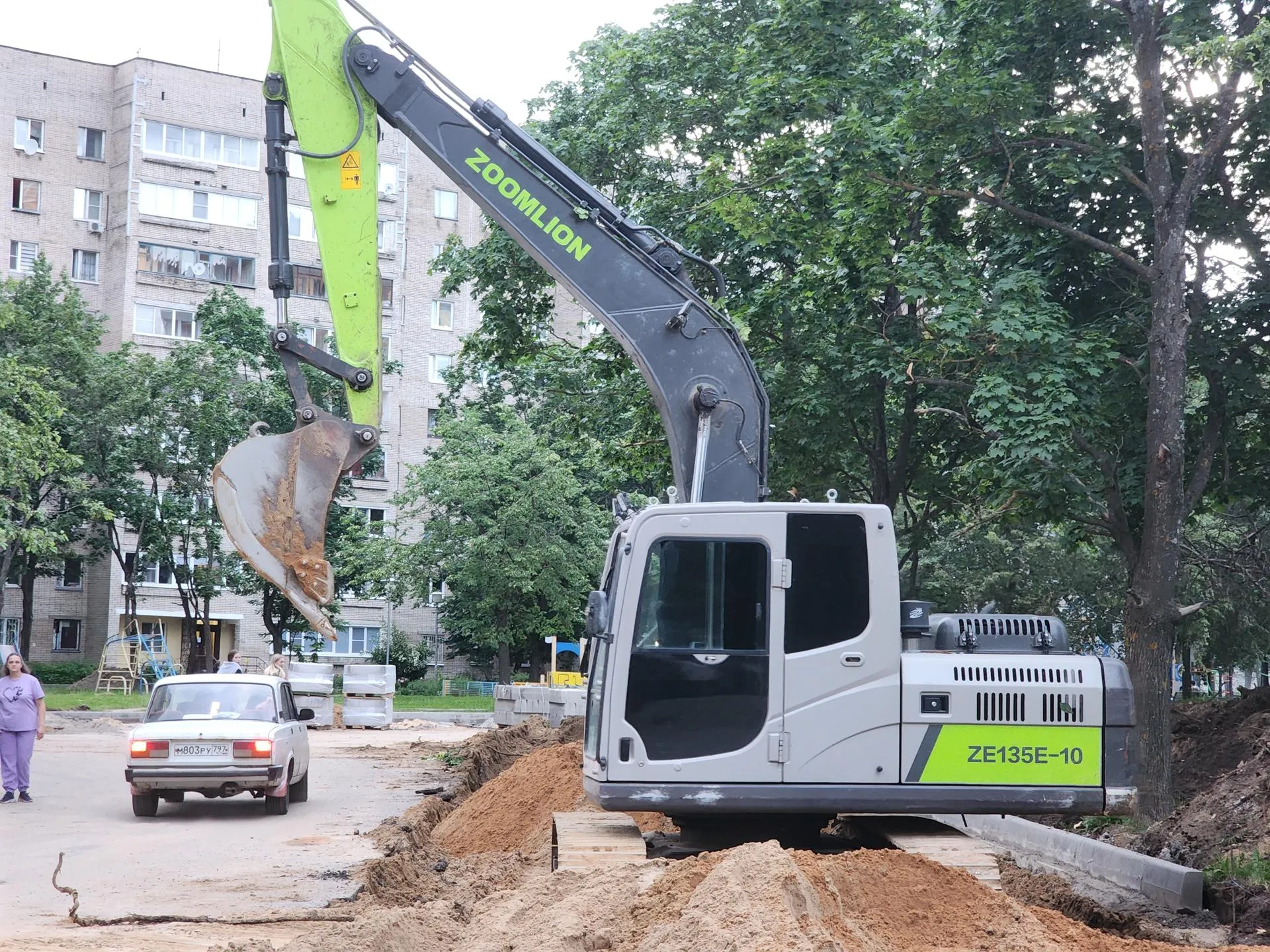 Благоустройство на Центральной. Фото: Иван Петрушин