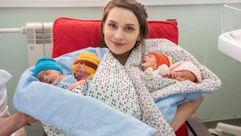 Мама четверняшек из Подмосковья: «Когда я узнала о беременности, была очень удивлена»