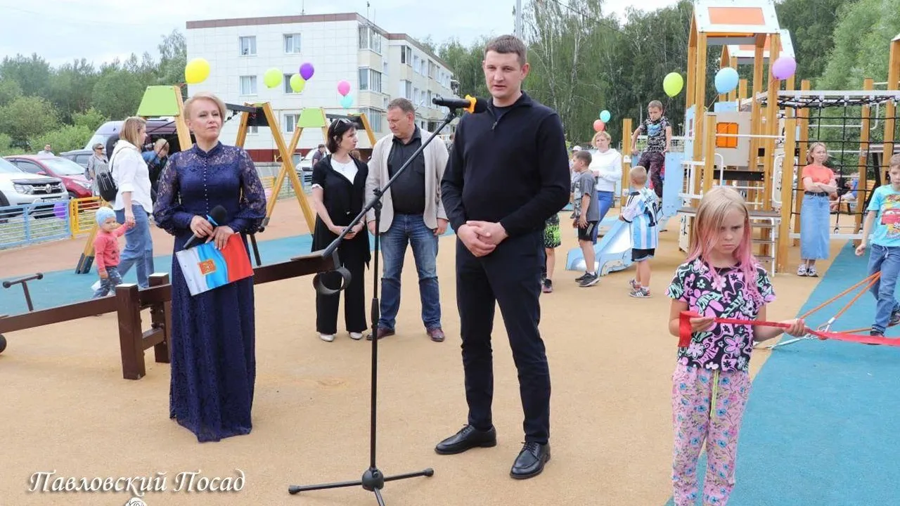Новая детская площадка появилась в Павловском Посаде