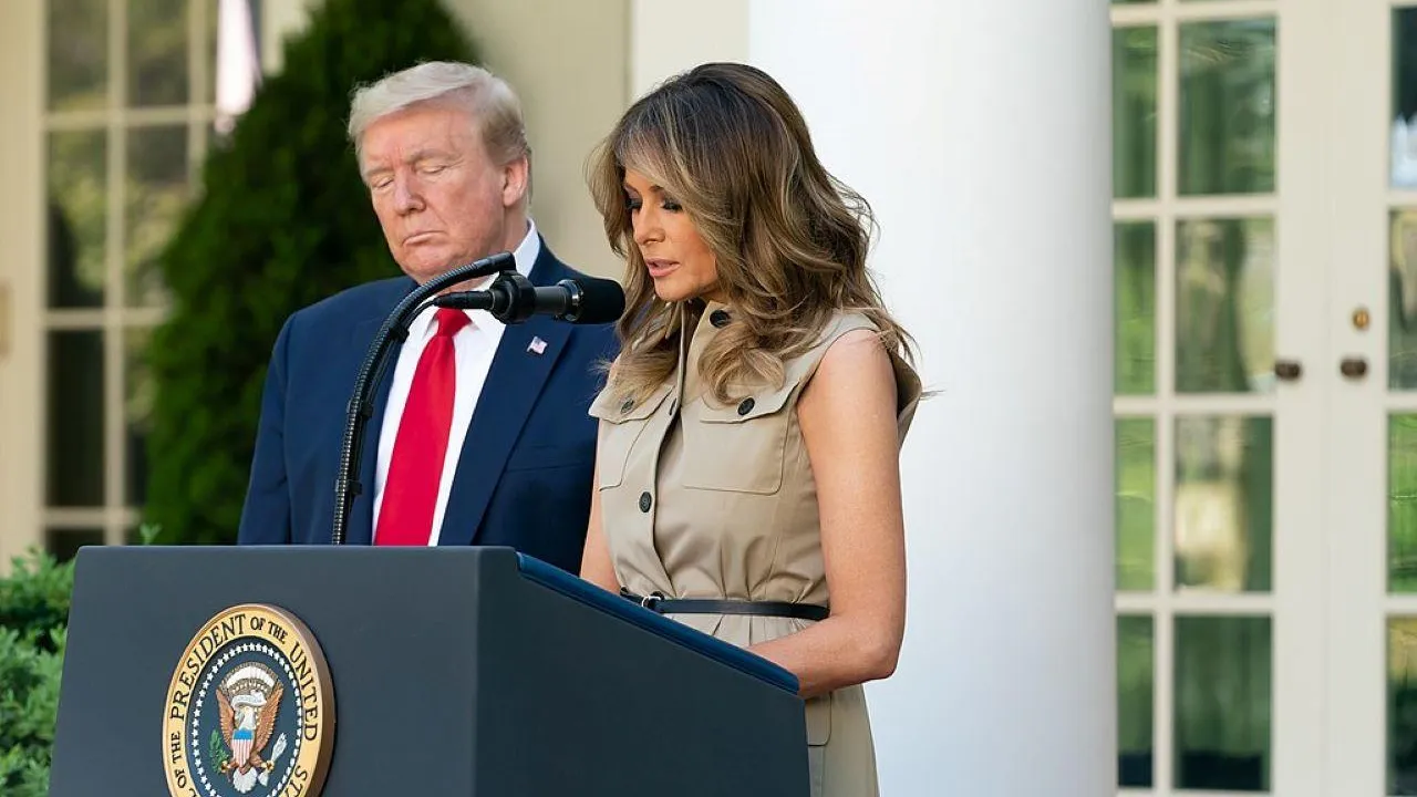 Дональд и Мелания Трамп