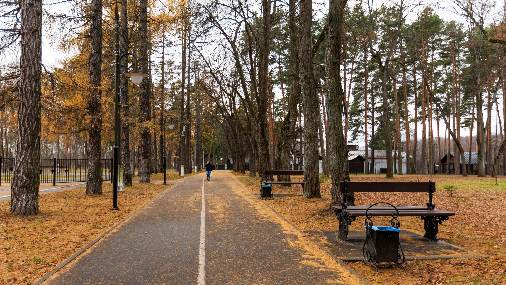 Глуховский парк в Ногинске осенью