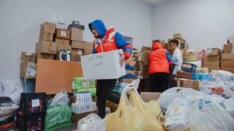 Четыре тонны гуманитарной помощи собрали в Химках