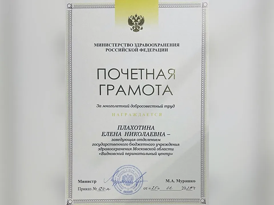 Фото: Видновский перинатальный центр