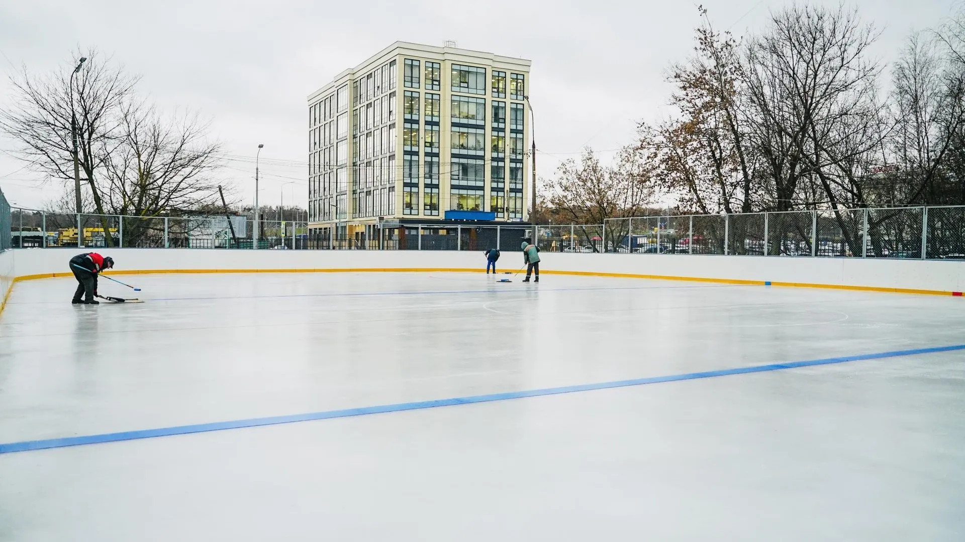 В Химках откроют каток на улице Панфилова