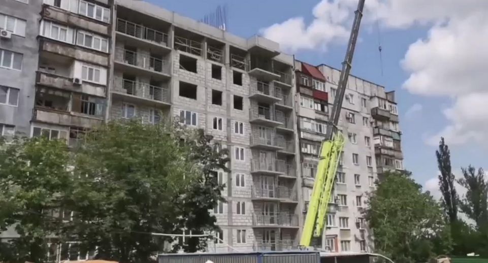 Стройконтроль Подмосковья рассказал о восстановлении девятиэтажки в Мариуполе