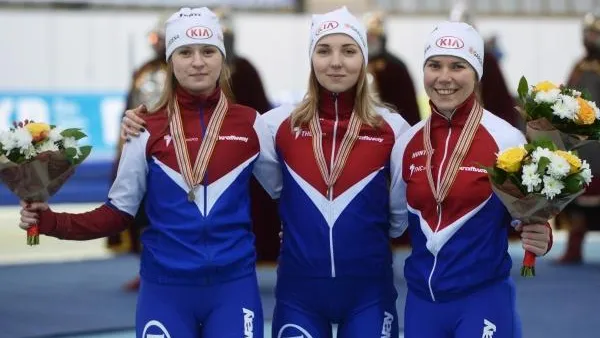 Российские конькобежки выиграли «бронзу» в командной гонке на ЧМ в Коломне