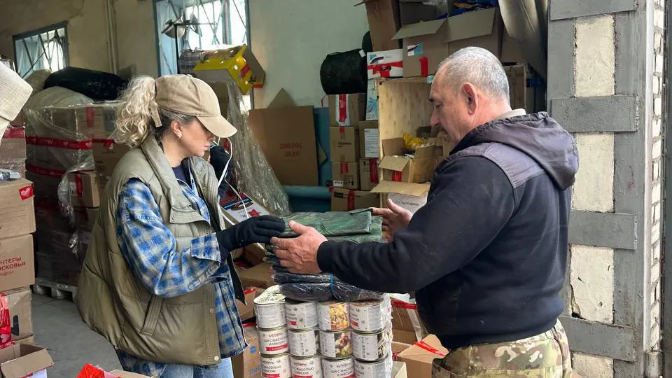 Фото: Одинцовский пункт сбора гуманитарной помощи