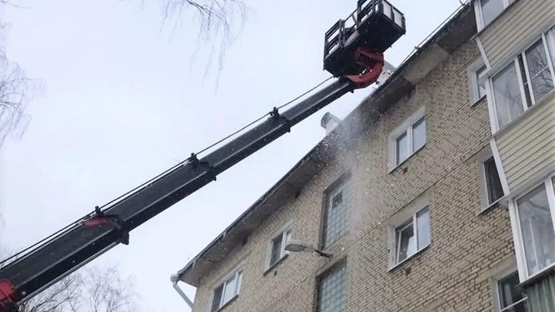 Городской округ Пушкинский оказался лучшим по очистке крыш