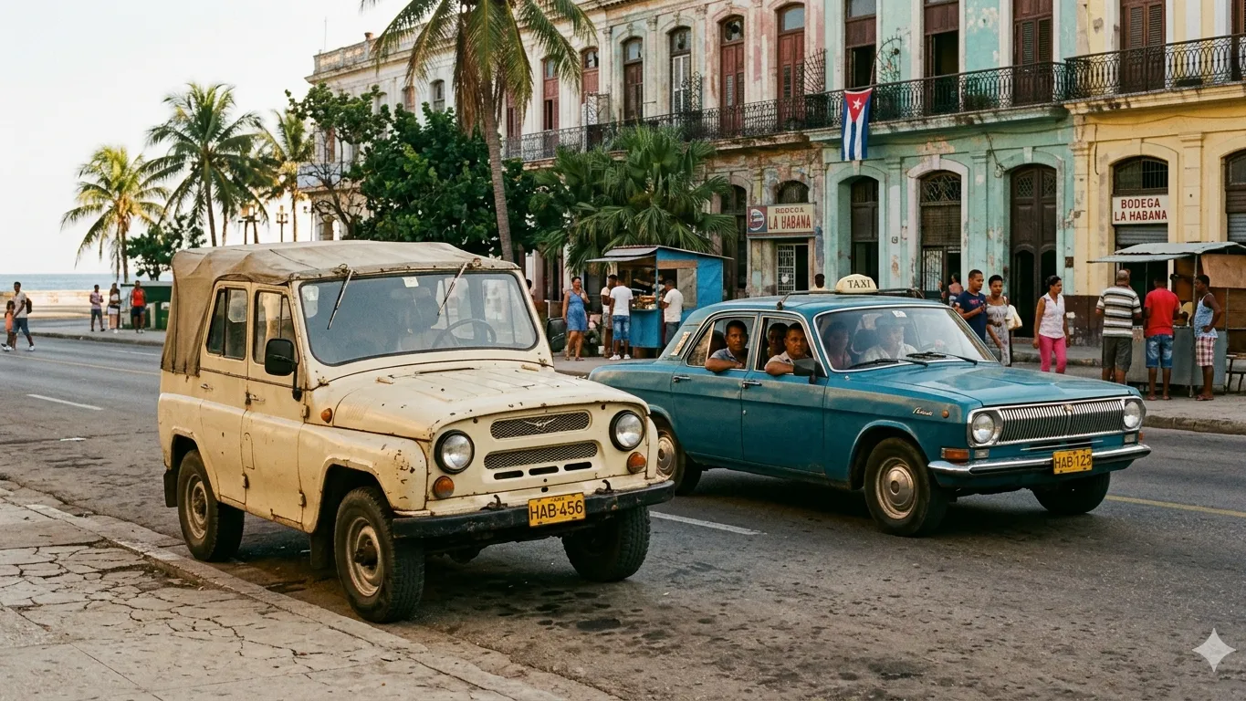 Российские машины вернутся на Кубу: ГАЗ, УАЗ и таксопарк из «Москвичей» будут собирать в Южной Америке