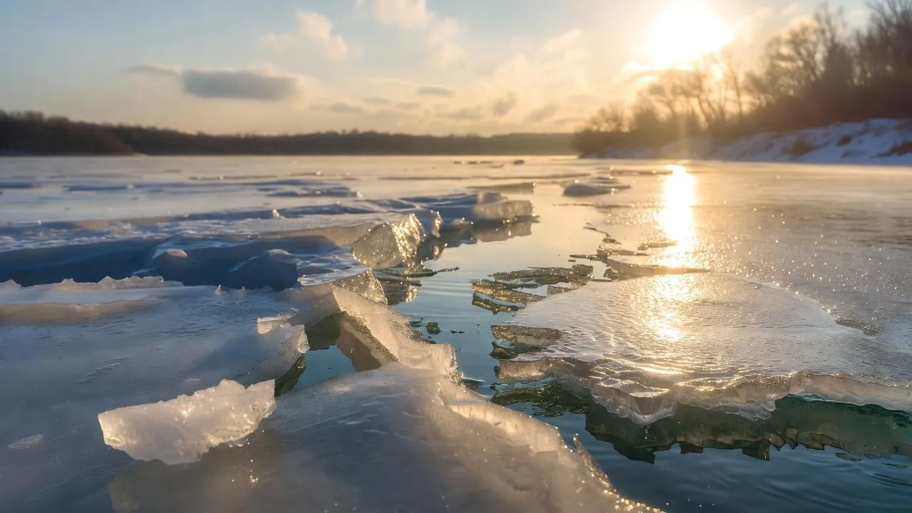 Мартовское тепло заставило лед на водоемах Москвы и Подмосковья стремительно таять