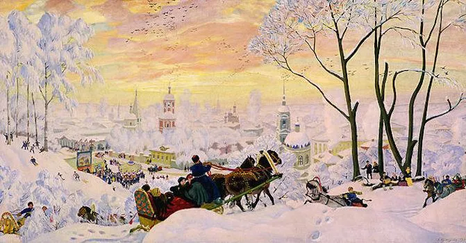 Масленица, Борис Кустодеев
