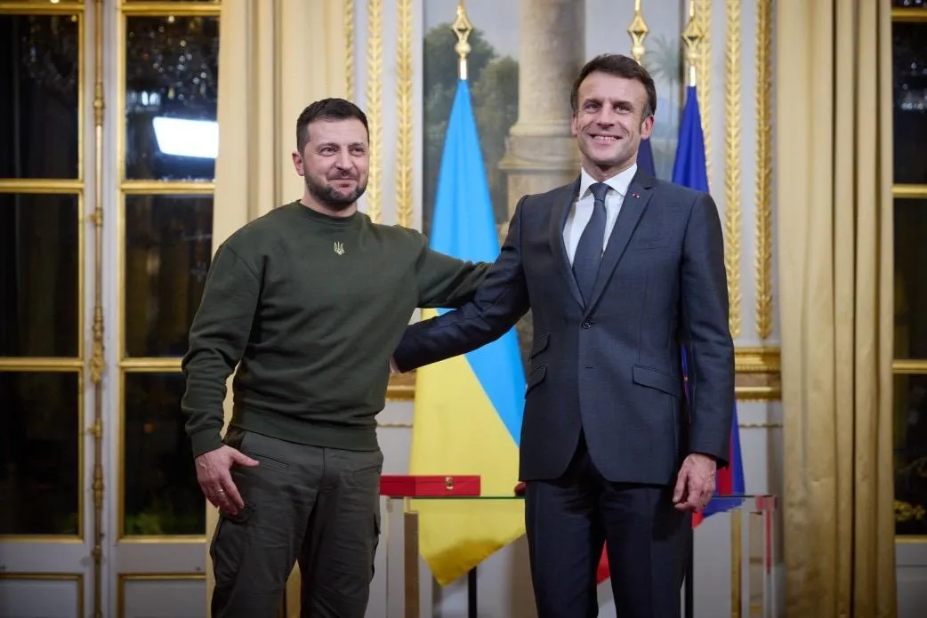 Зеленский и Макрон / сайт президента Украины