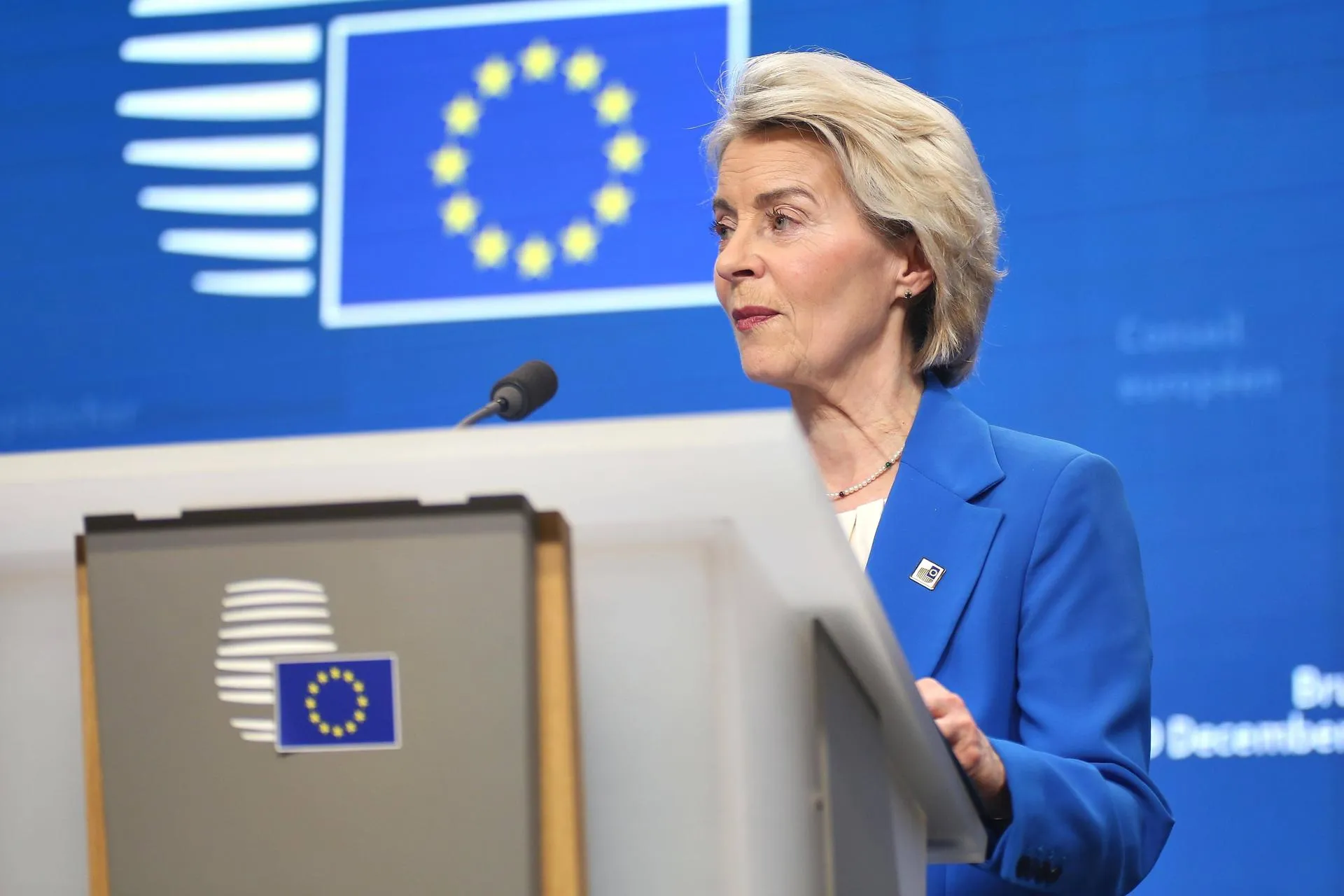 Председатель Еврокомиссии Урсула фон дер Ляйен. IMAGO/dts Nachrichtenagentur